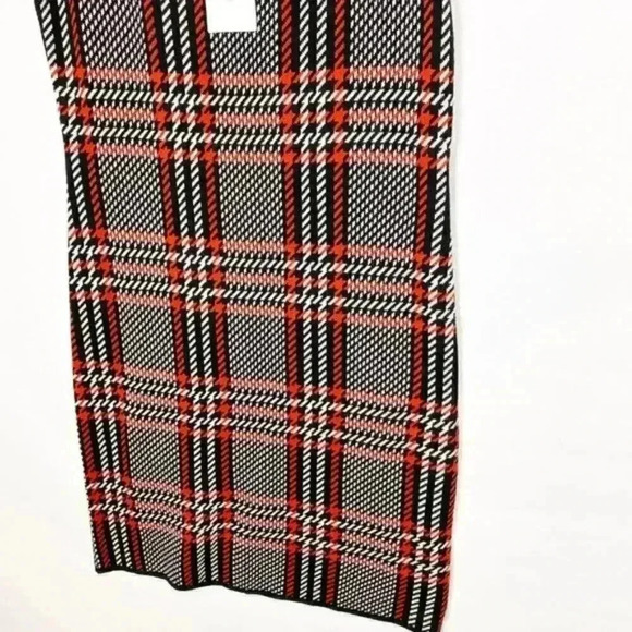 1901 Plaid Houndstooth Sweater Dress Small - Picture 3 of 8